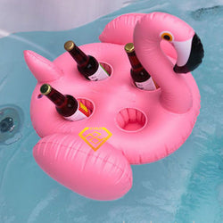 Pink Flamingo Cup Holder Toy
