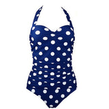 Sexy Polka Dot Swimsuit Halter