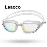 Large Frame Plating Swim Goggles