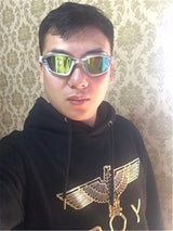 Large Frame Plating Swim Goggles