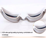 Large Frame Plating Swim Goggles