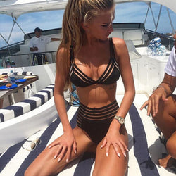 Black Bandage Swimsuit