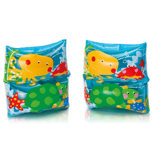 Inflatable Fish Print Swim Armband